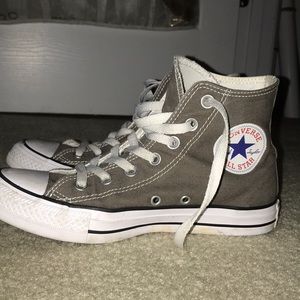 Size 7 Grey Converse